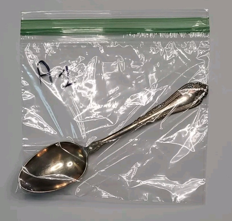 1847 Rogers Bros Dinner Spoon Scroll Design Silverplated 7.12" Long