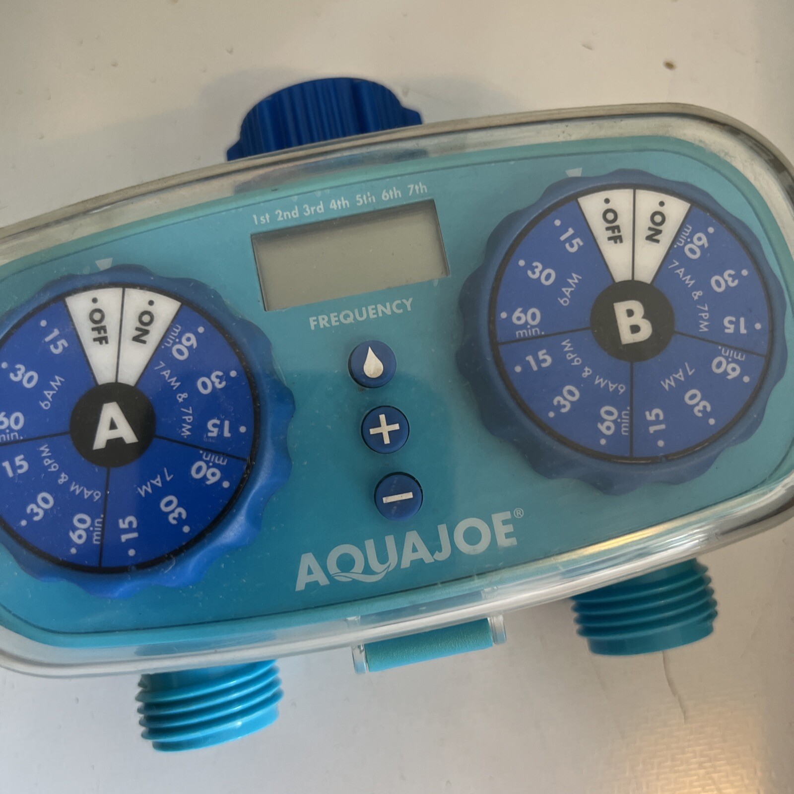 Aqua Joe 2-Zone Electric Water Timer W/ 13 Preset Programs AJ-ET2Z No Box