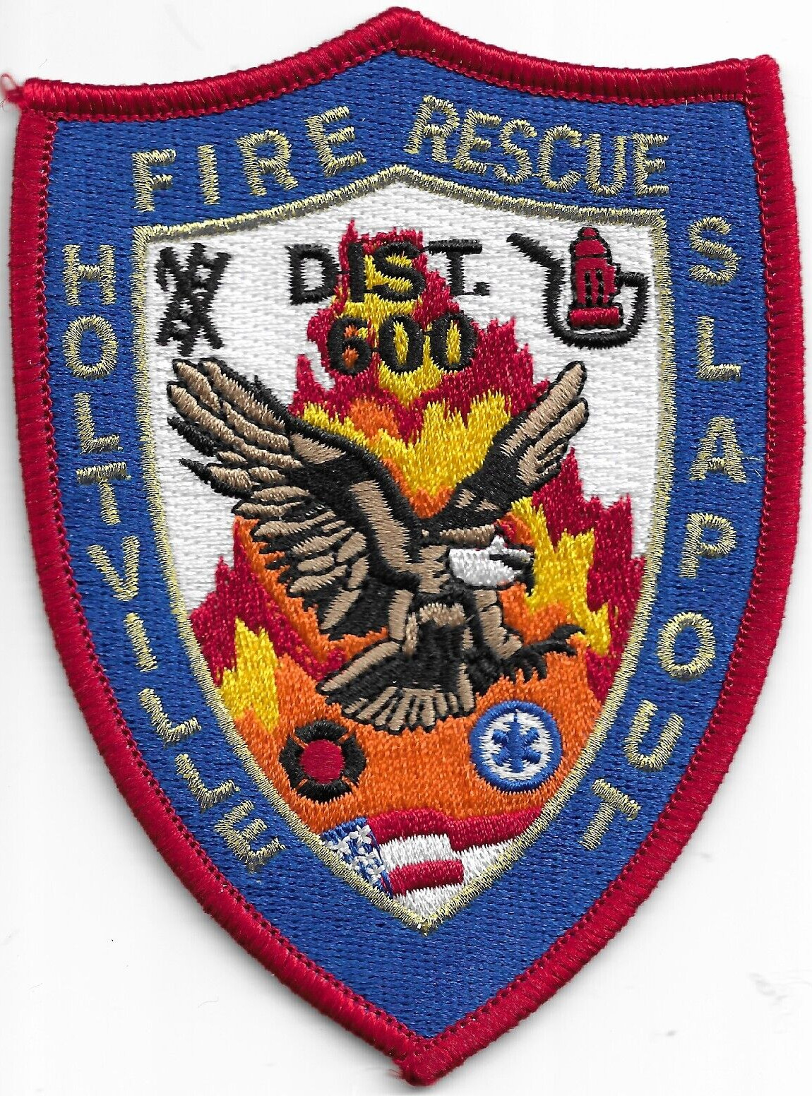 *NEW*  Holtville - Slapout Fire - Rescue, Alabama (3.25" x 4.25")  fire patch