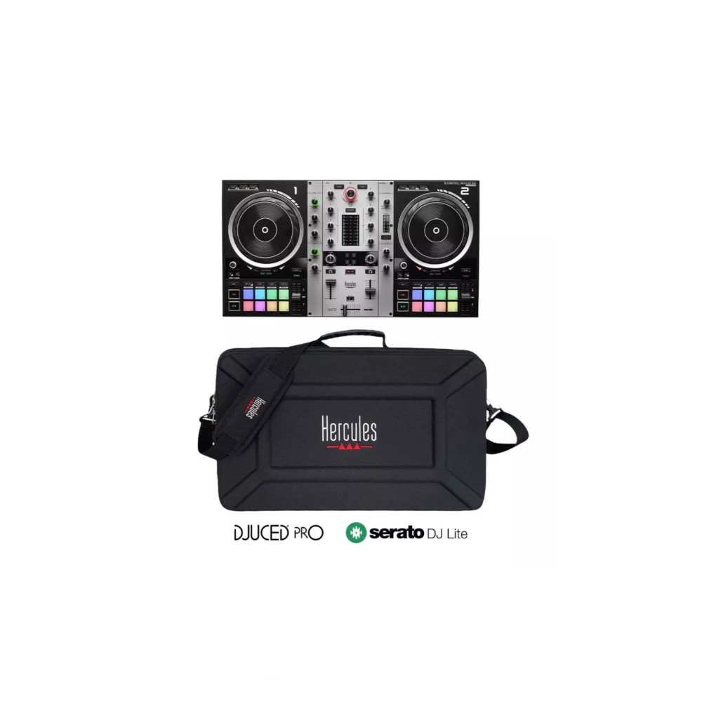 Hercules DJCONTROL INPULSE 500 SILVER EDITION with transport bag