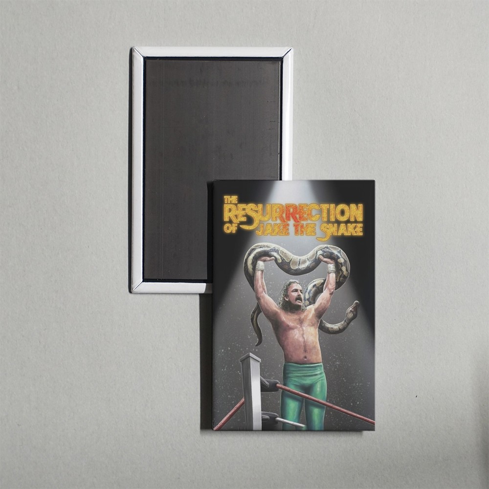 The Resurrection of Jake The Snake Mini Movie Poster Fridge Locker Magnet