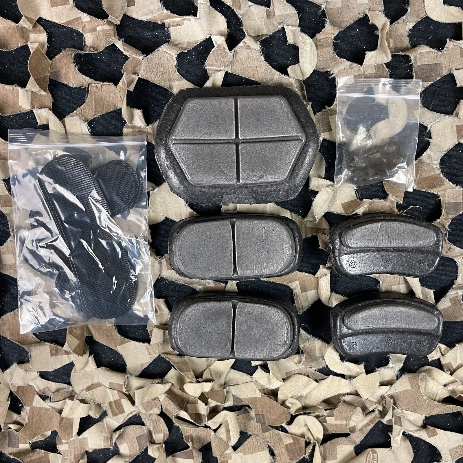 NEW Bravo Airsoft Quick Adjustment Helmet Strap Kit - Tan