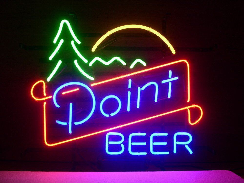New Point Beer Wisconsin 20" Neon Light Sign Lamp Bar Wall Decor
