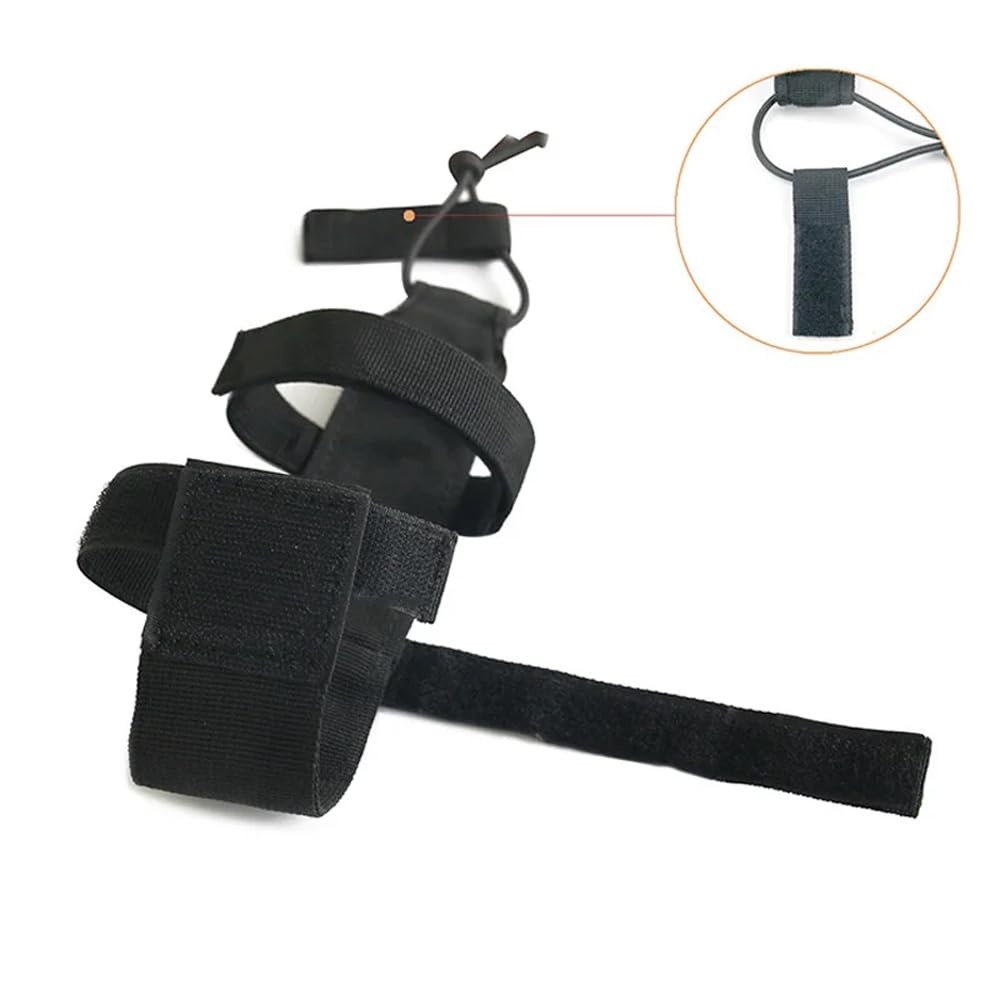 DraCra MOLLE Water Bottle Pouch Quick Access Lightweight Adjustable Black
