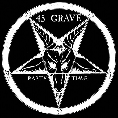 45 Grave - Party Time [New 7" Vinyl] Colored Vinyl, Silver