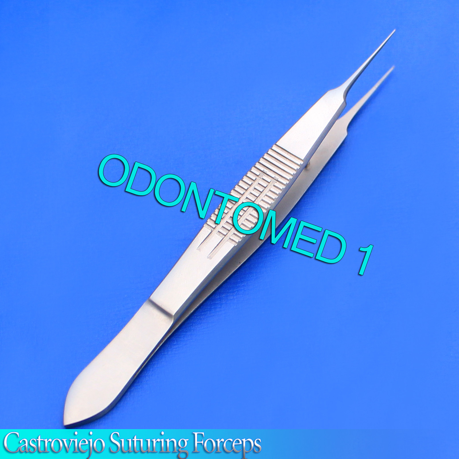 Castroviejo Suturing Forceps 4" 0.9mm 1x2 teeth Surgical Instruments