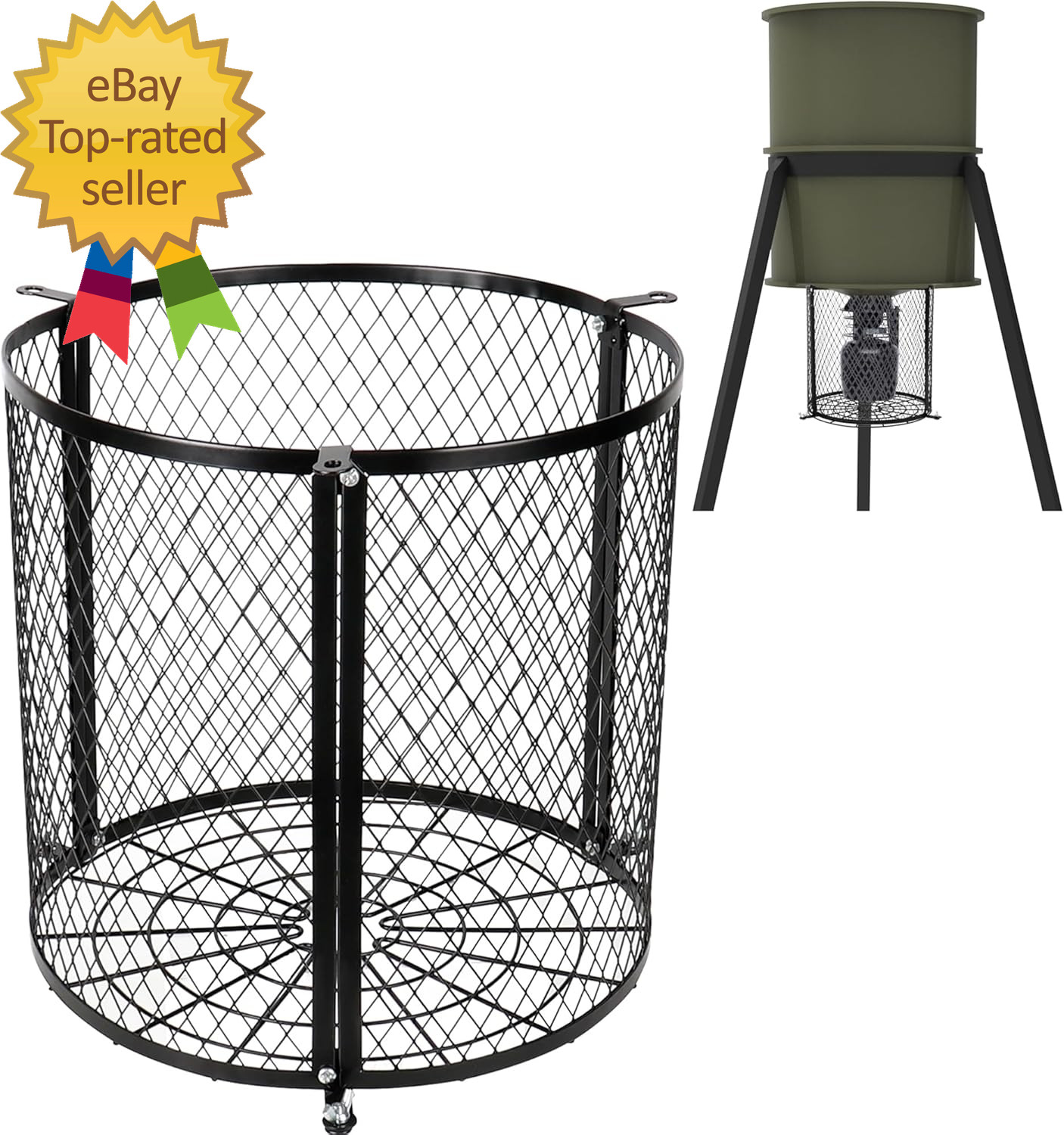 Deer Feeder Varmint Guard, 12.3” X 11.8”Varmint Cage for Feeders, Deer Feeder Ca