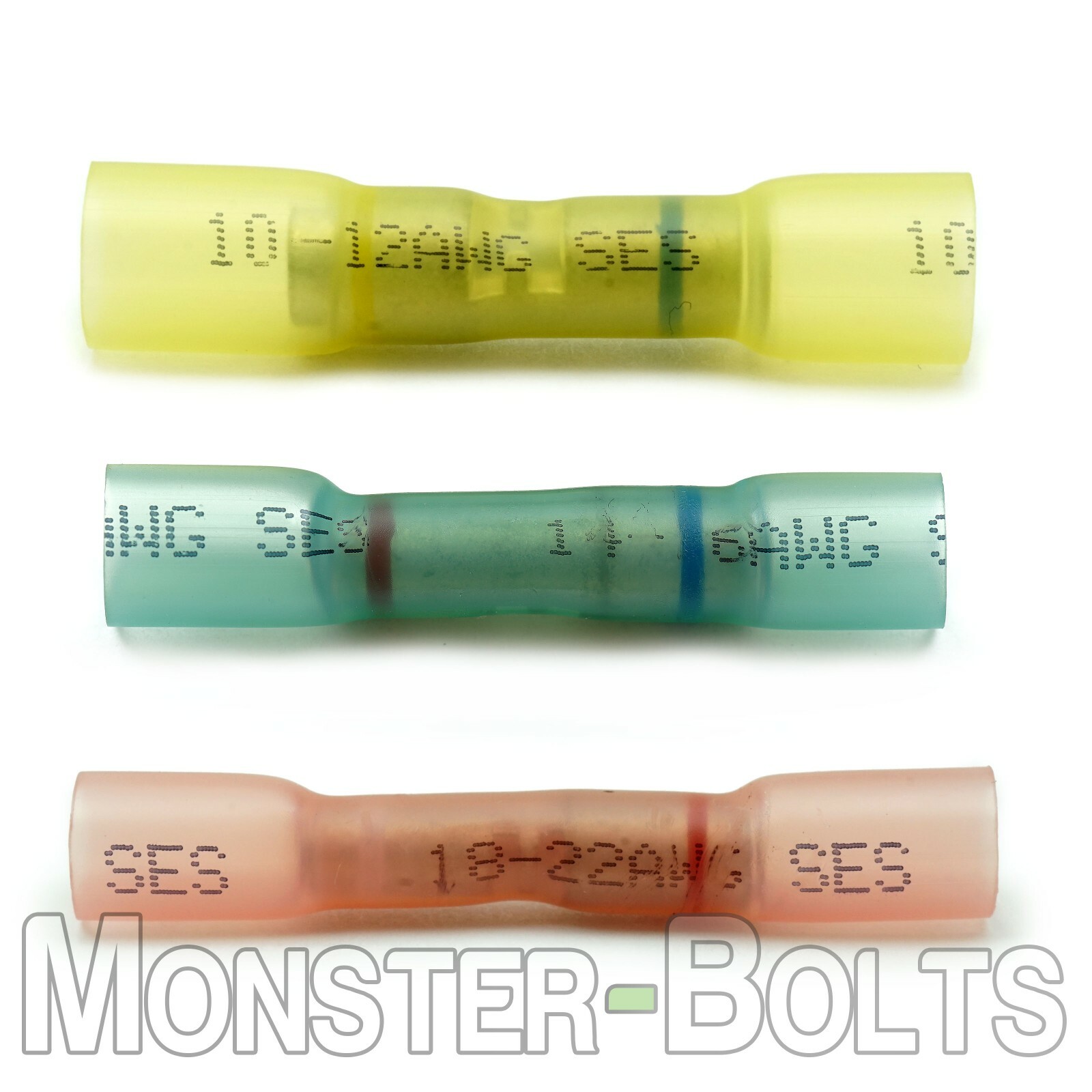 NSPA KrimpaSeal Heat Shrink Crimp Step-Down Sealed Butt Connectors / Waterproof