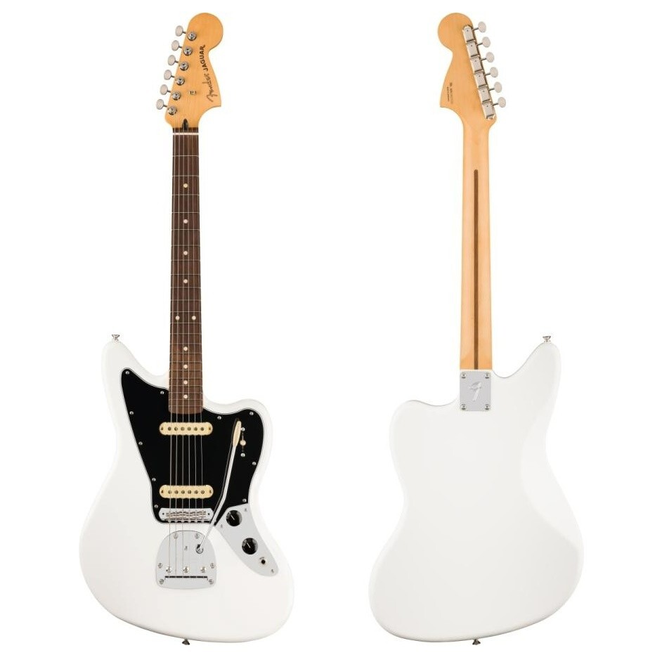 Fender Player II Series Jaguar Polar White Electric Guitar with Soft Case