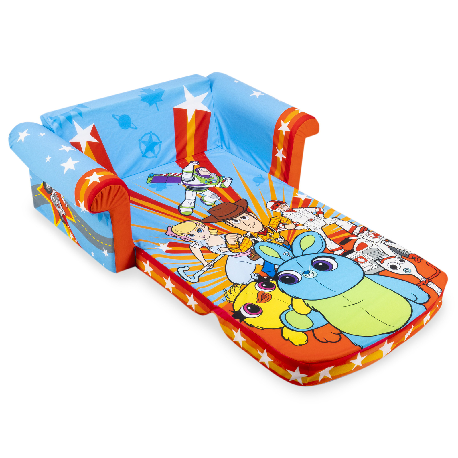 Marshmallow Furniture Kids 2-in-1 Flip Open Foam Compressed Sofa, Toy Story 4