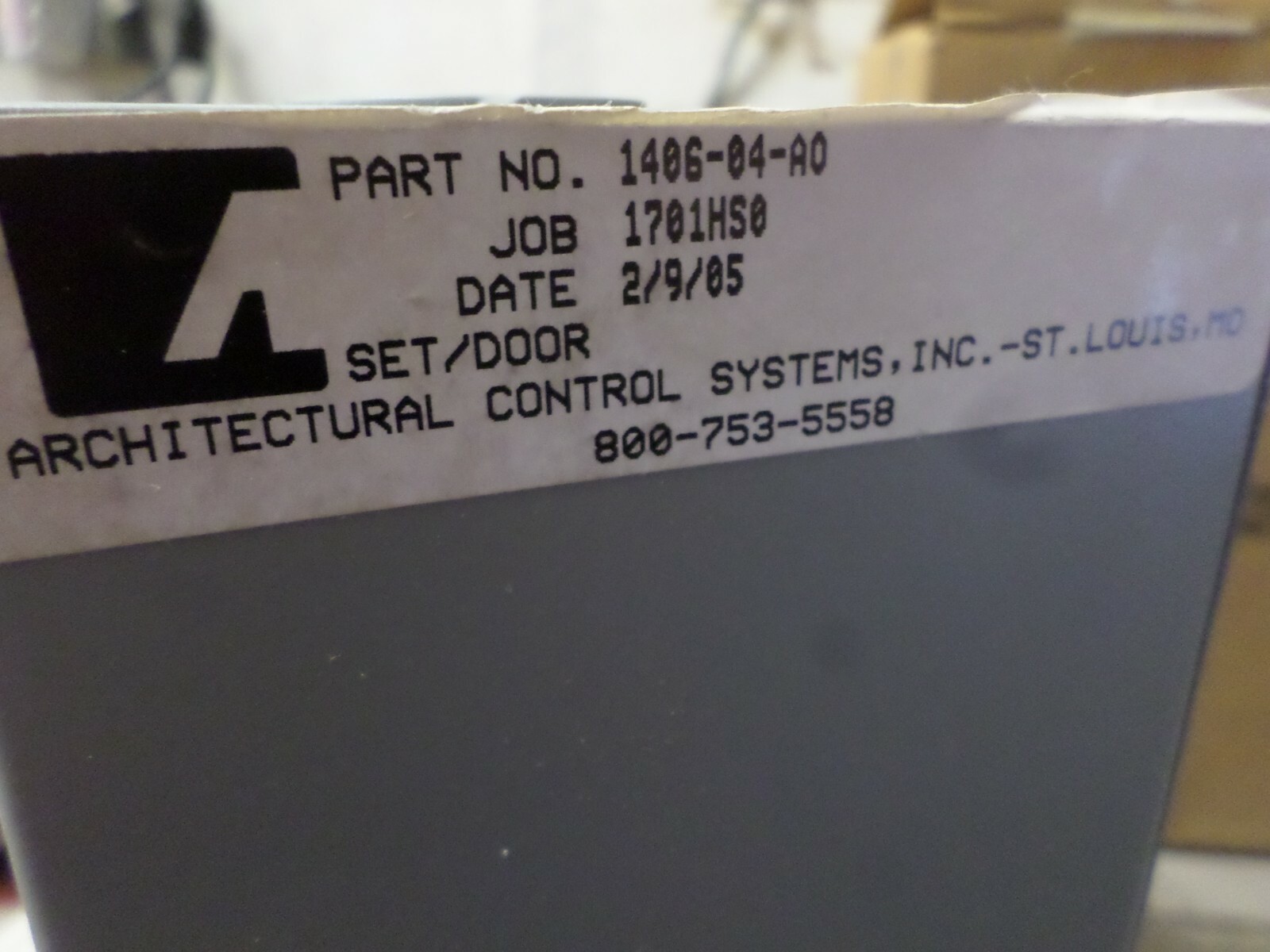 NOS Architectural Control ACSI 1406-04-AO Electric Latch Retraction Controller