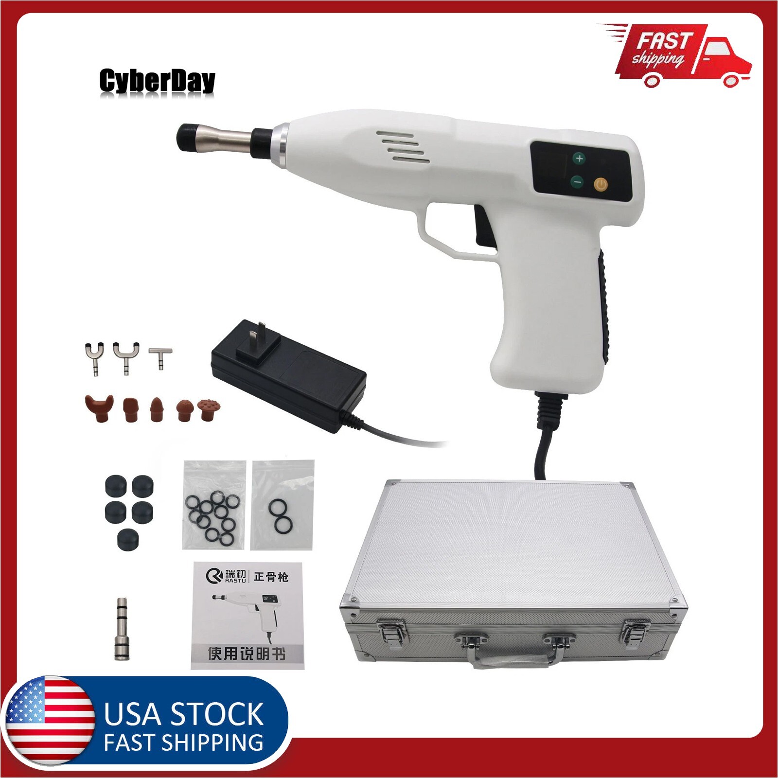 Chiropractic Adjusting Tool Gun Therapy Spine Activator Massager Generationâ 