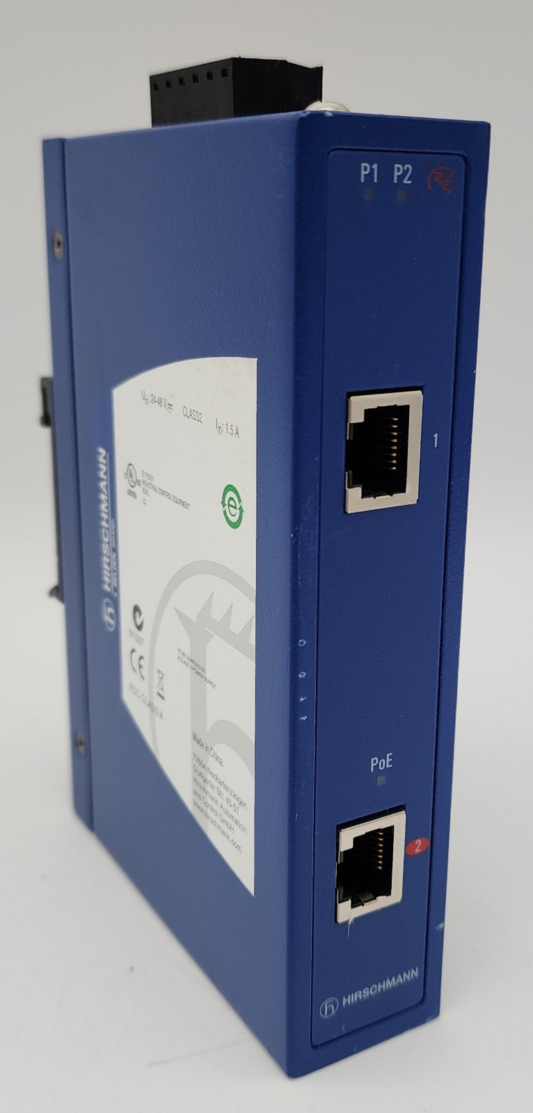 HIRSCHMANN SPIDER GiGA 2TX PoE EEC PoE INJECTOR SPIDERGIGA2TXPOEEEC *NDA AVAIL*