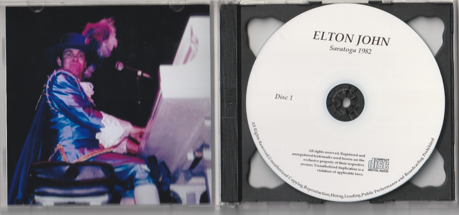 ELTON JOHN / Saratoga 1982 (2CDR)
