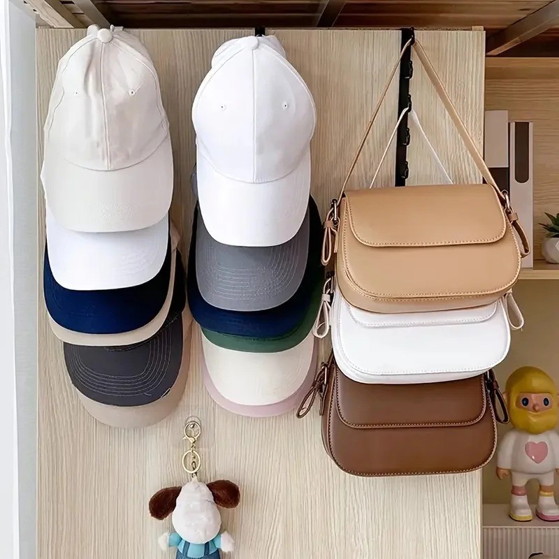 2PC Under Shelf Mug Holder Rack Kitchen Cabinet Coffee Cup Storage Hooks Hanger