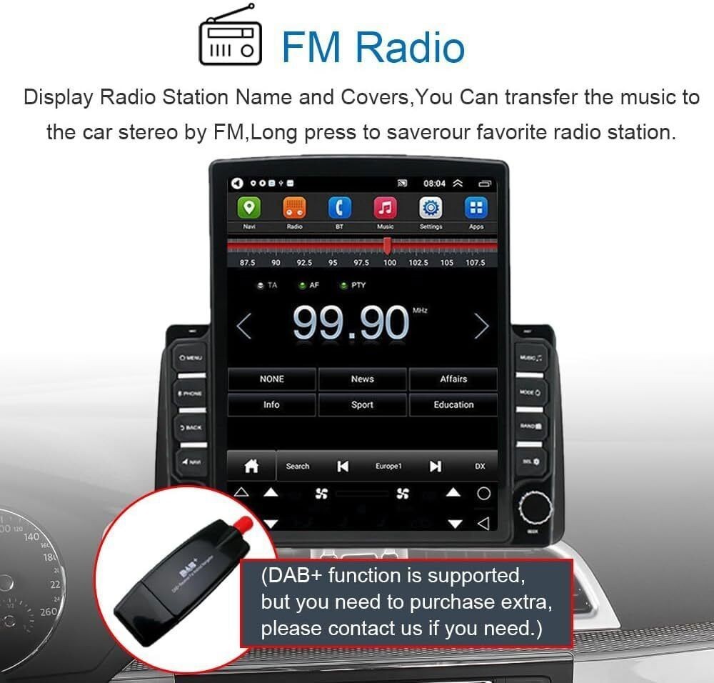 For Dodge Nitro 2007-2011 9.7" Android 15 Apple Carplay Car Stereo Radio GPS BT