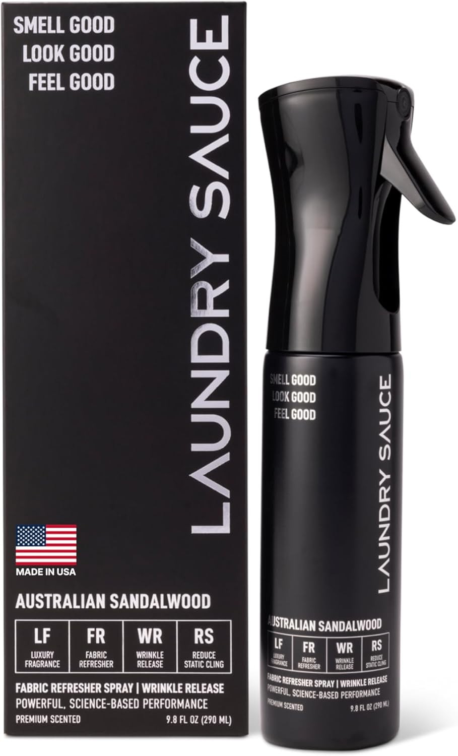 Laundry Sauce Fabric Refresher Spray Australian Sandalwood, Odor-Fighting