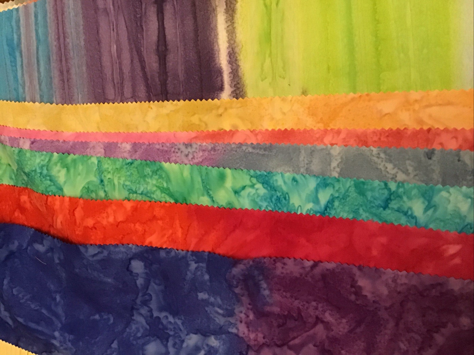Fabric Batik Ombré 14 Piece Collection, Salesman Samples