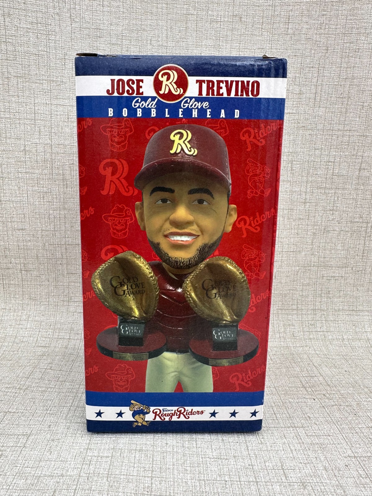 Jose Trevino Bobblehead Frisco Rough Riders Gold Glove 2018 TX AA
