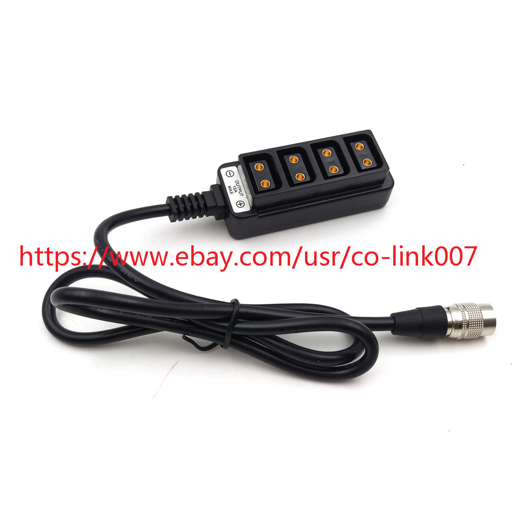 12V HRS4pin D-tap Splitter, for ARRI/CANON/SONY/TERADEK Power Cable 24inch