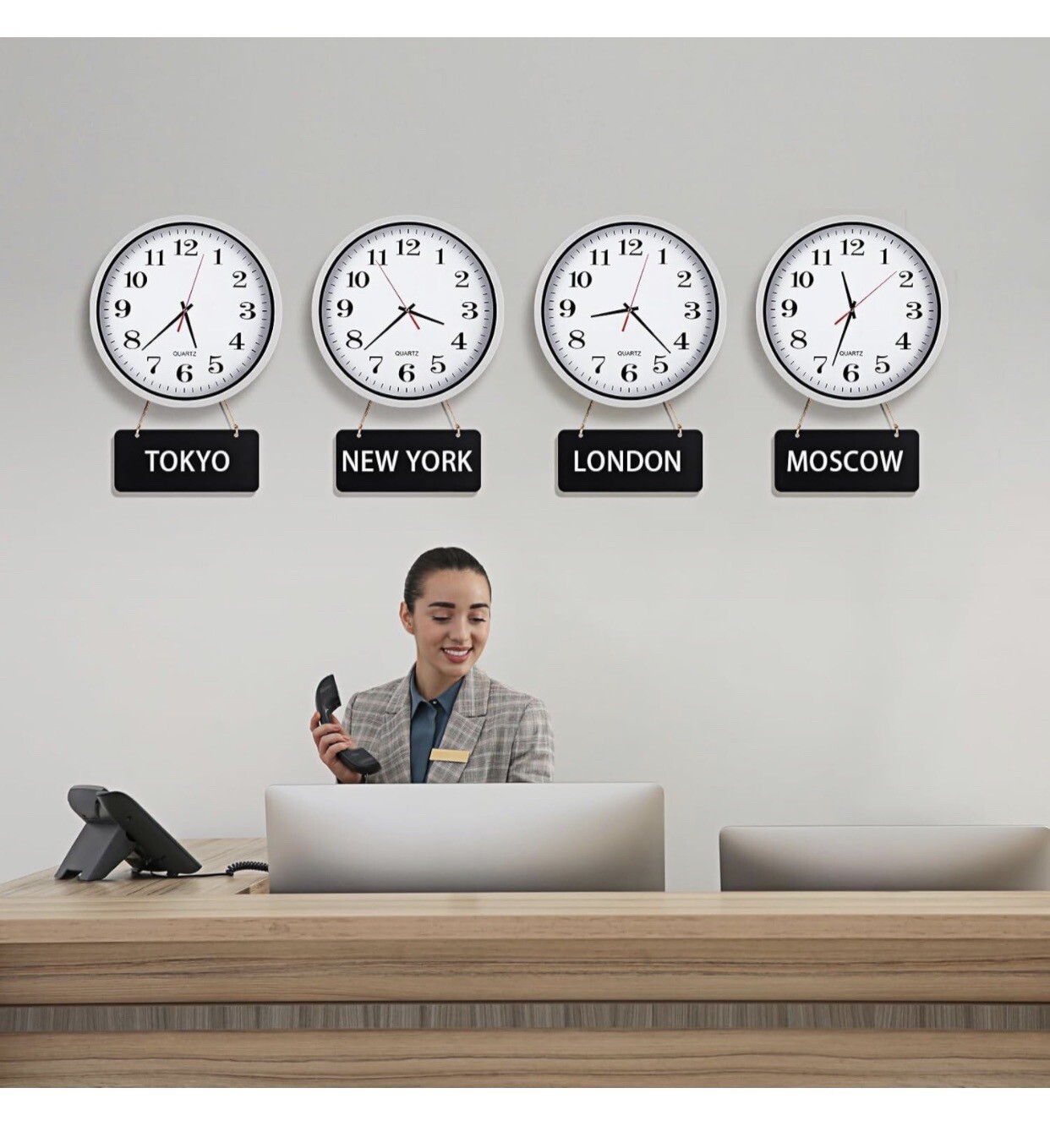 4 Piece Wall Clock