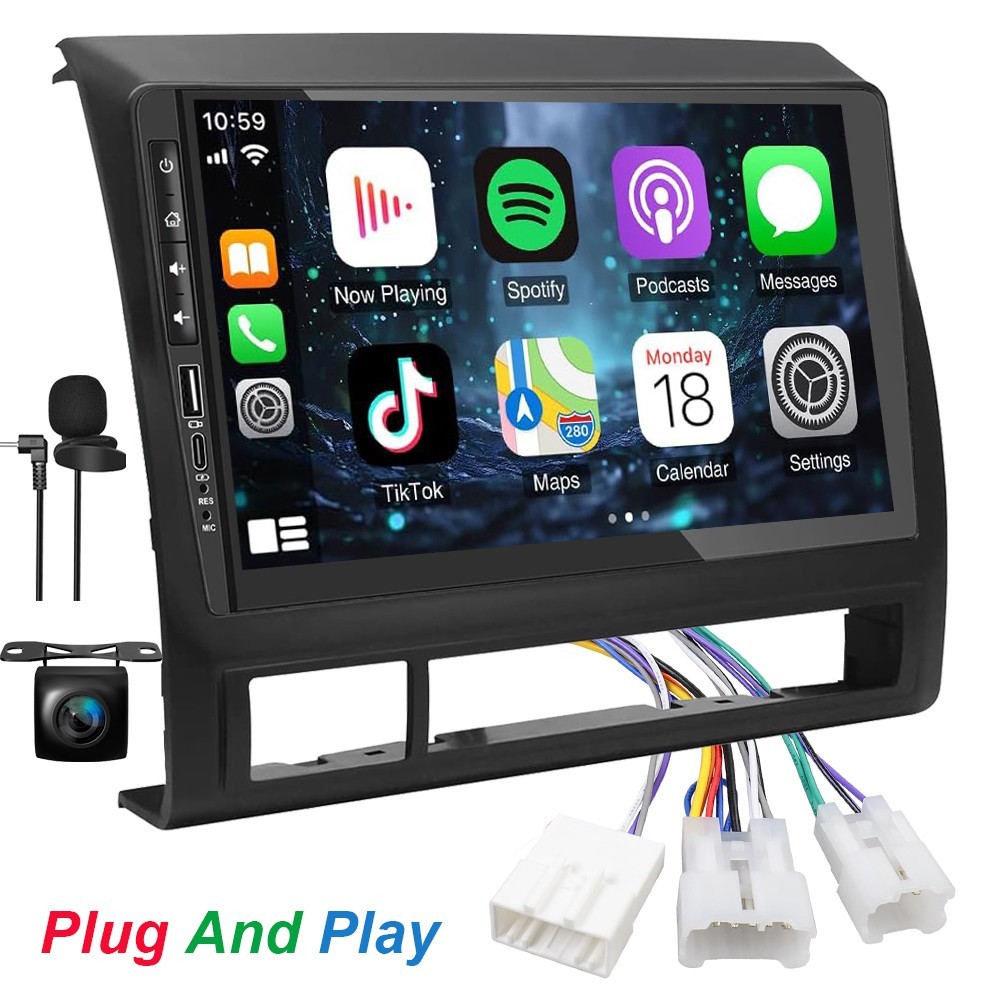 For Toyota Tacoma 2005-2013 Android AUTO Carplay Car Radio Stereo Head unit GPS