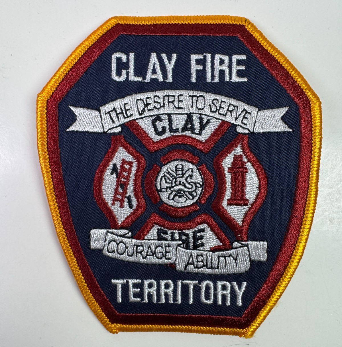 Clay Territory Fire Indiana IN Patch M6