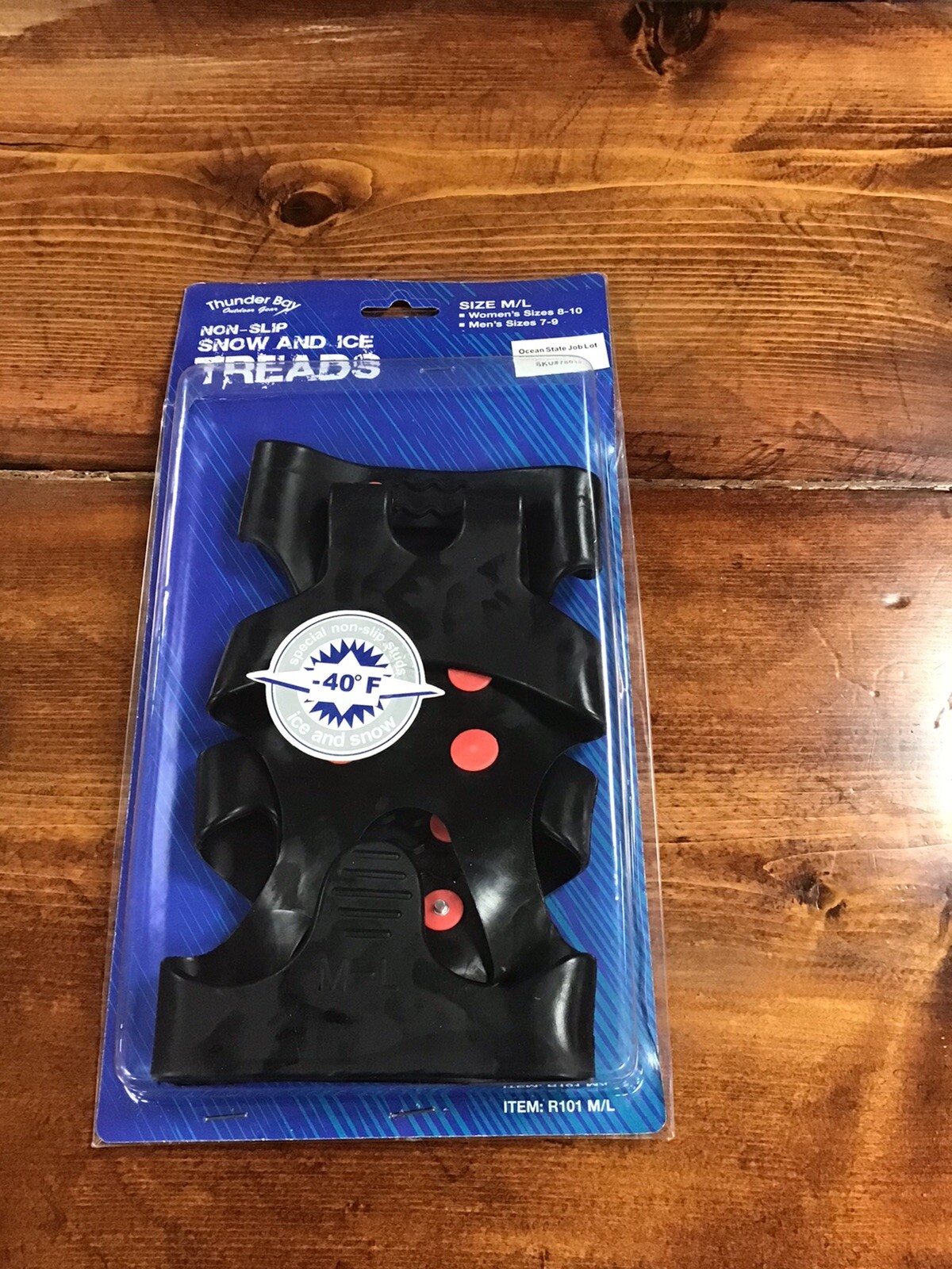 (NEW) Winter Non Slip SNOW ICE Treads SHOE Grips Cleats M/L Women 8-10/ Mens 7-9