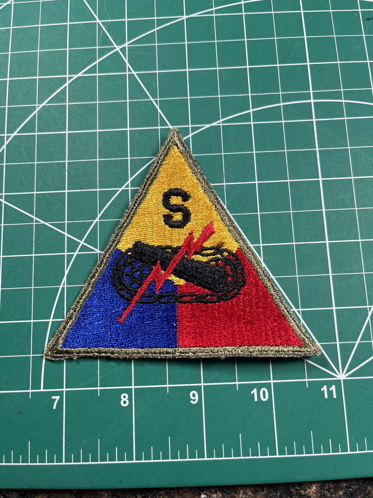 WWII Armored School Patch WW2