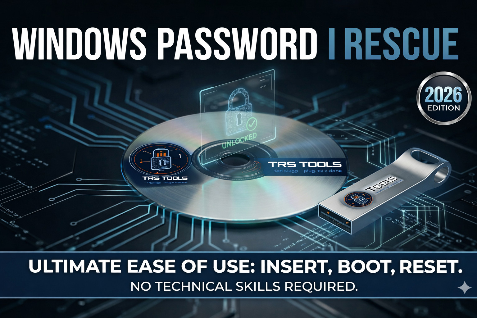 Windows Password Restore Rescue USB & CD Reset