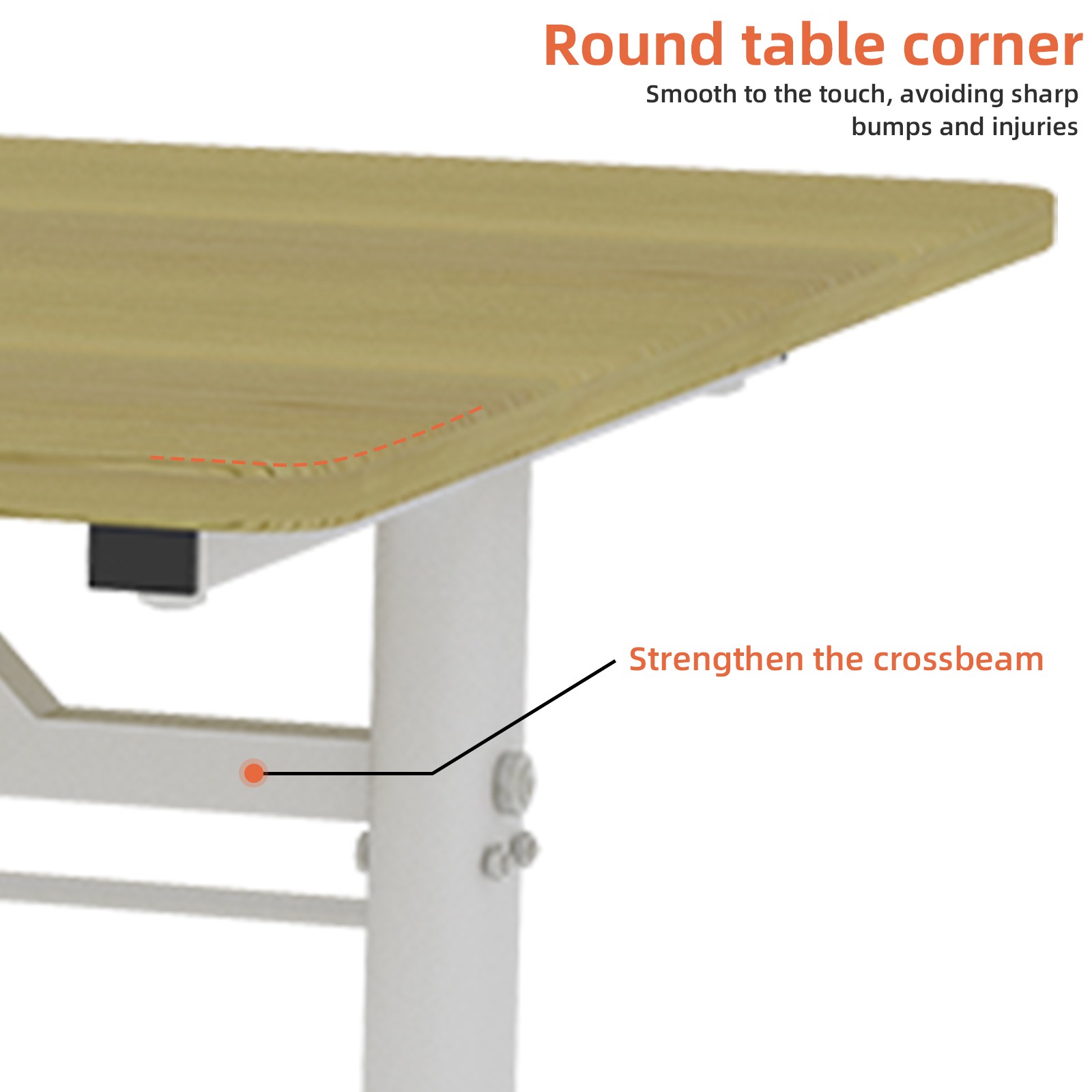 Adjustable study desk suitable for children and adults, height-adjustable