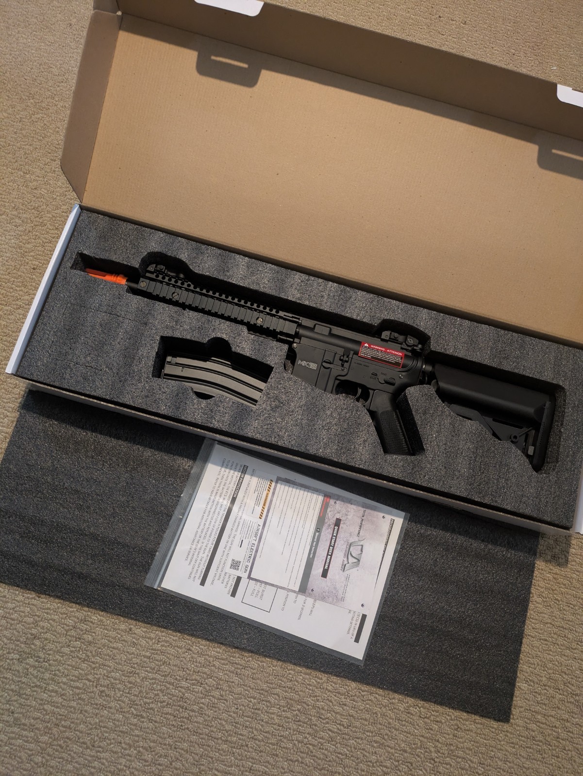 Brand New Airsoft Classic Army mk18 AEG M4 Full Metal Lipo Ready (Retail $400)