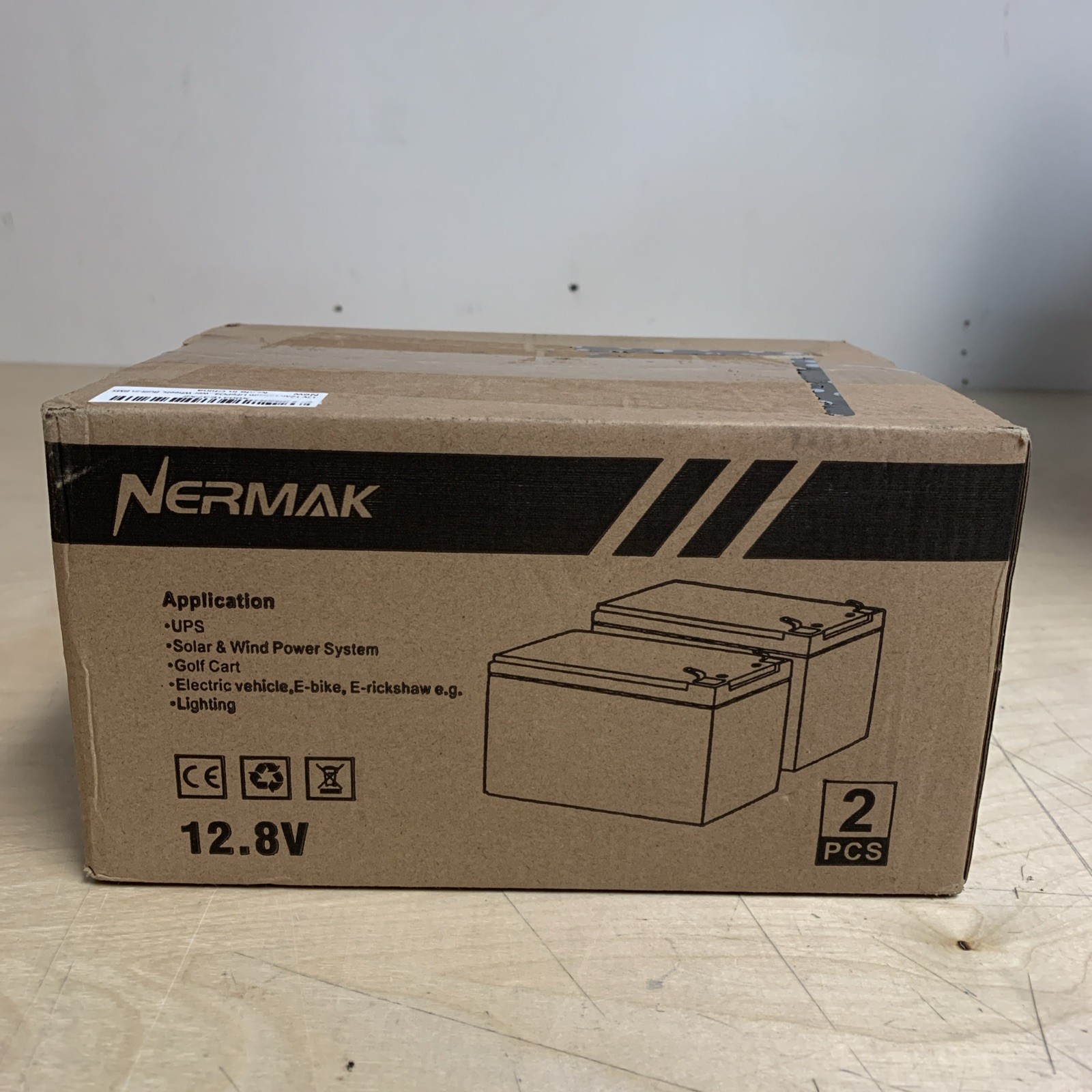 Nermak Box Of 2 12.8v  12AH  153.6wh Batteries