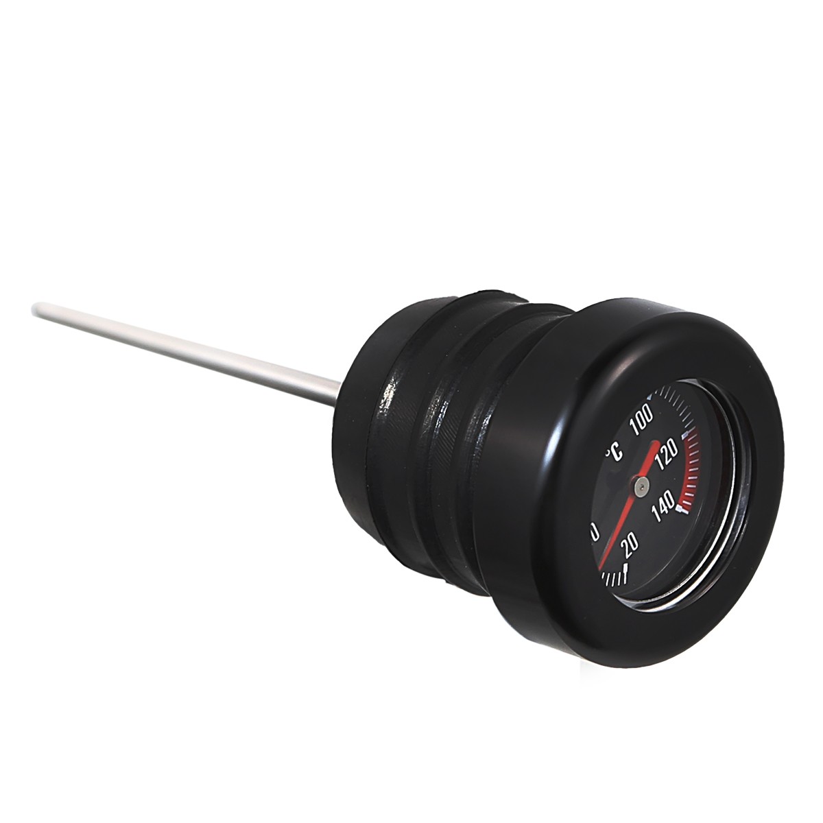 Black Oil Temperature Dipstick For Harley 00-17 Heritage Softail Twin Cam