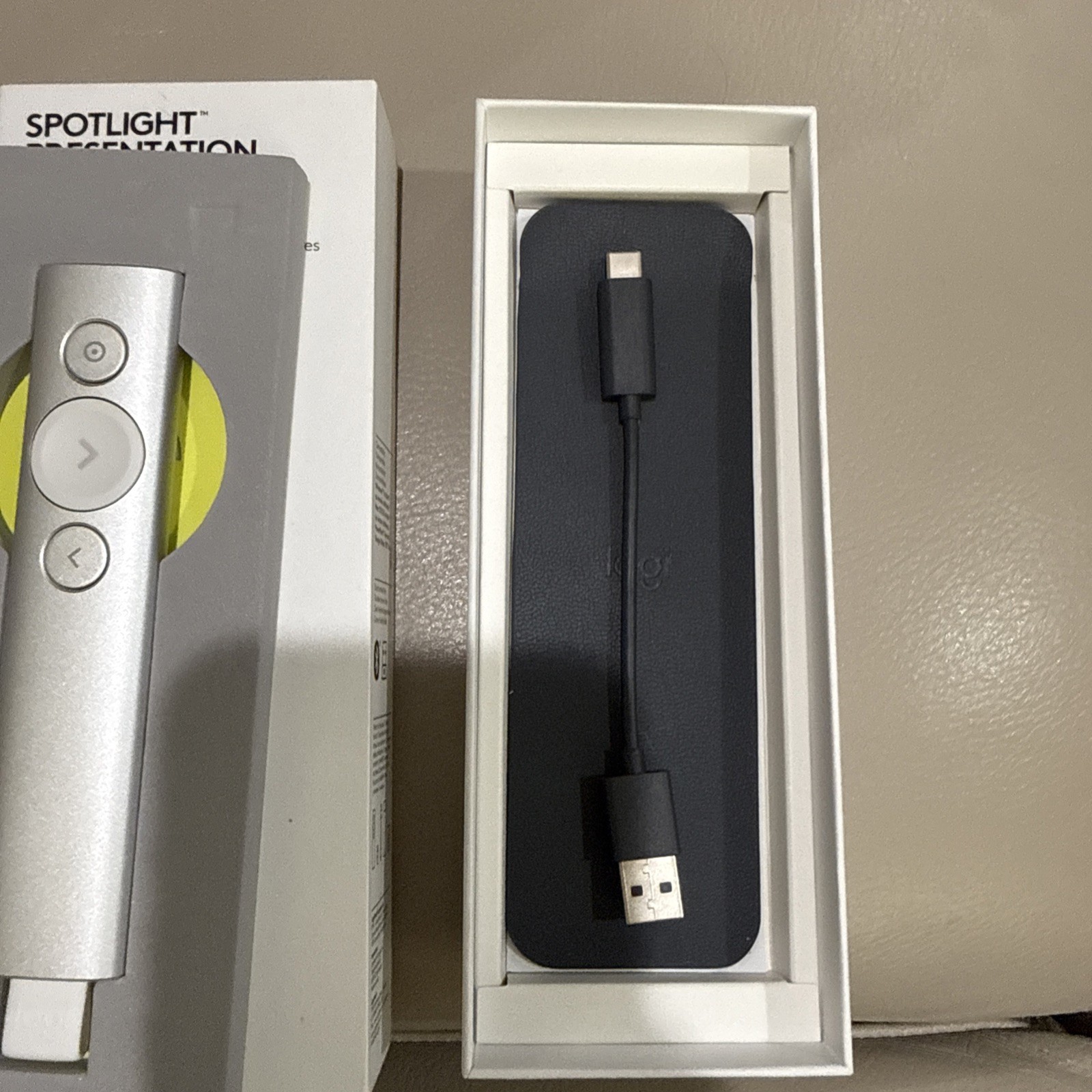 Logitech Spotlight Presentation Remote Silver