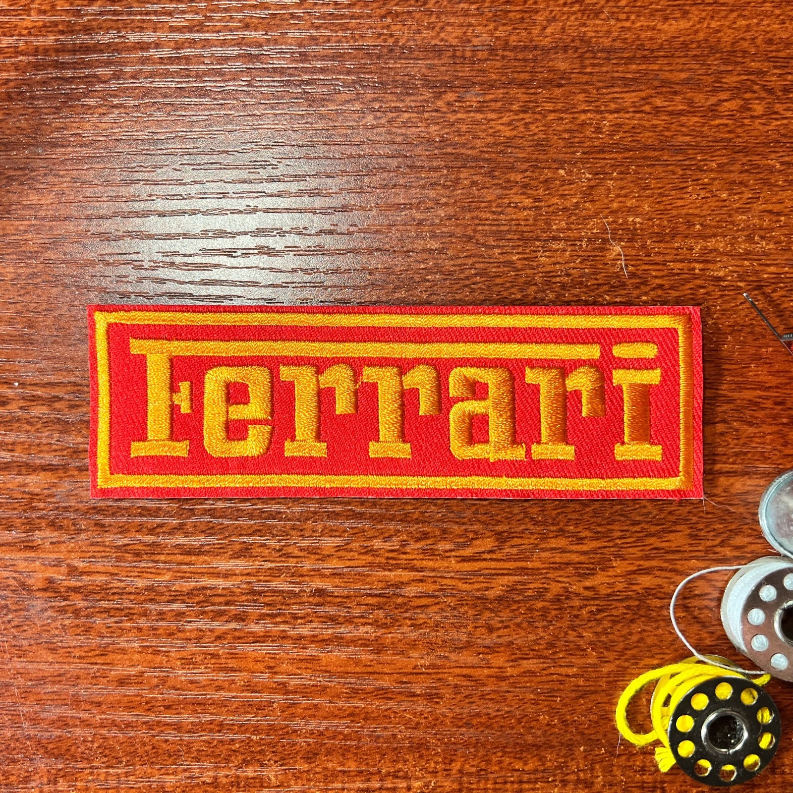 Ferrari Fan Patch Motorsport Formula Racing Cars Embroidered Iron On 1.5x4.5"