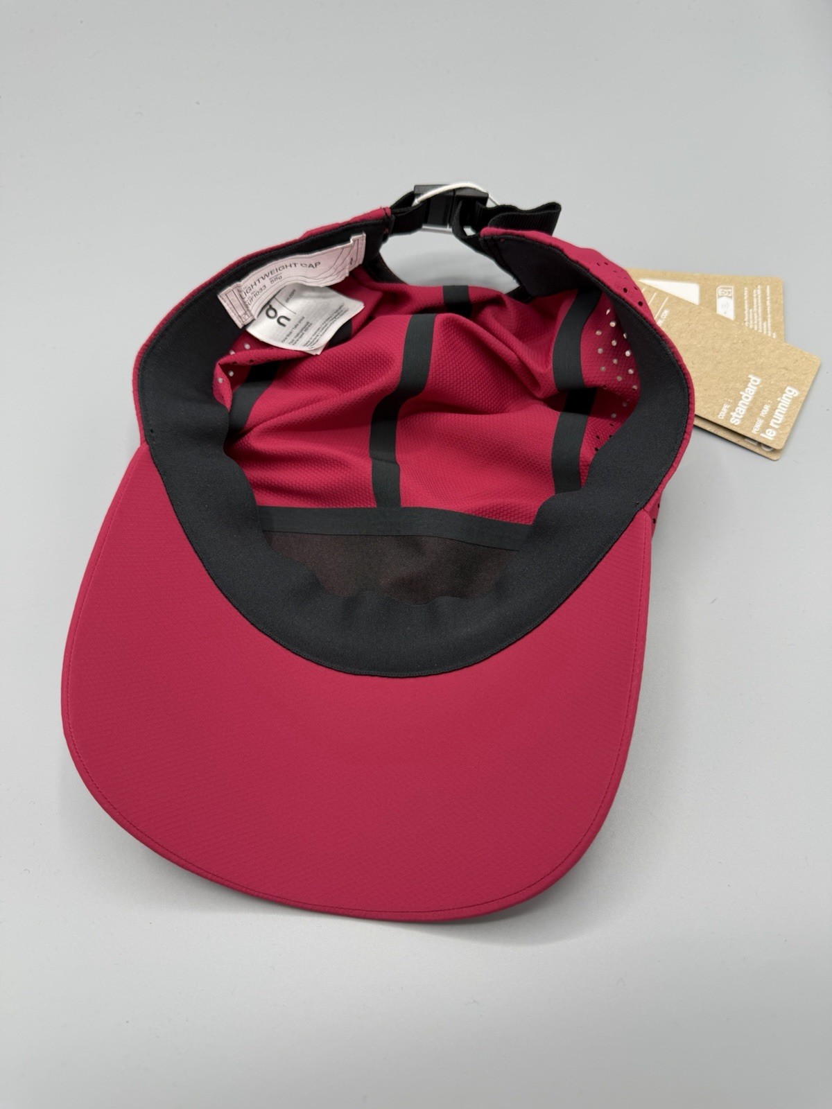 Women's Pink Hat Cap On Running One Size Color Grenadine
