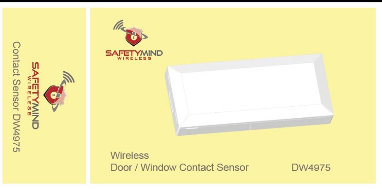 Brand New Safetymind DW4975-433 Wireless Micro Sensor Compatibale DSC EV-DW4975