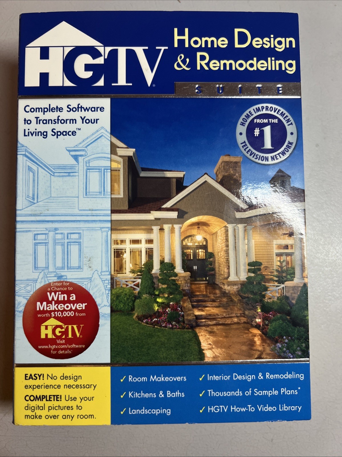 HGTV Home Design & Remodeling Suite Software for Windows XP and Vista CD-ROM