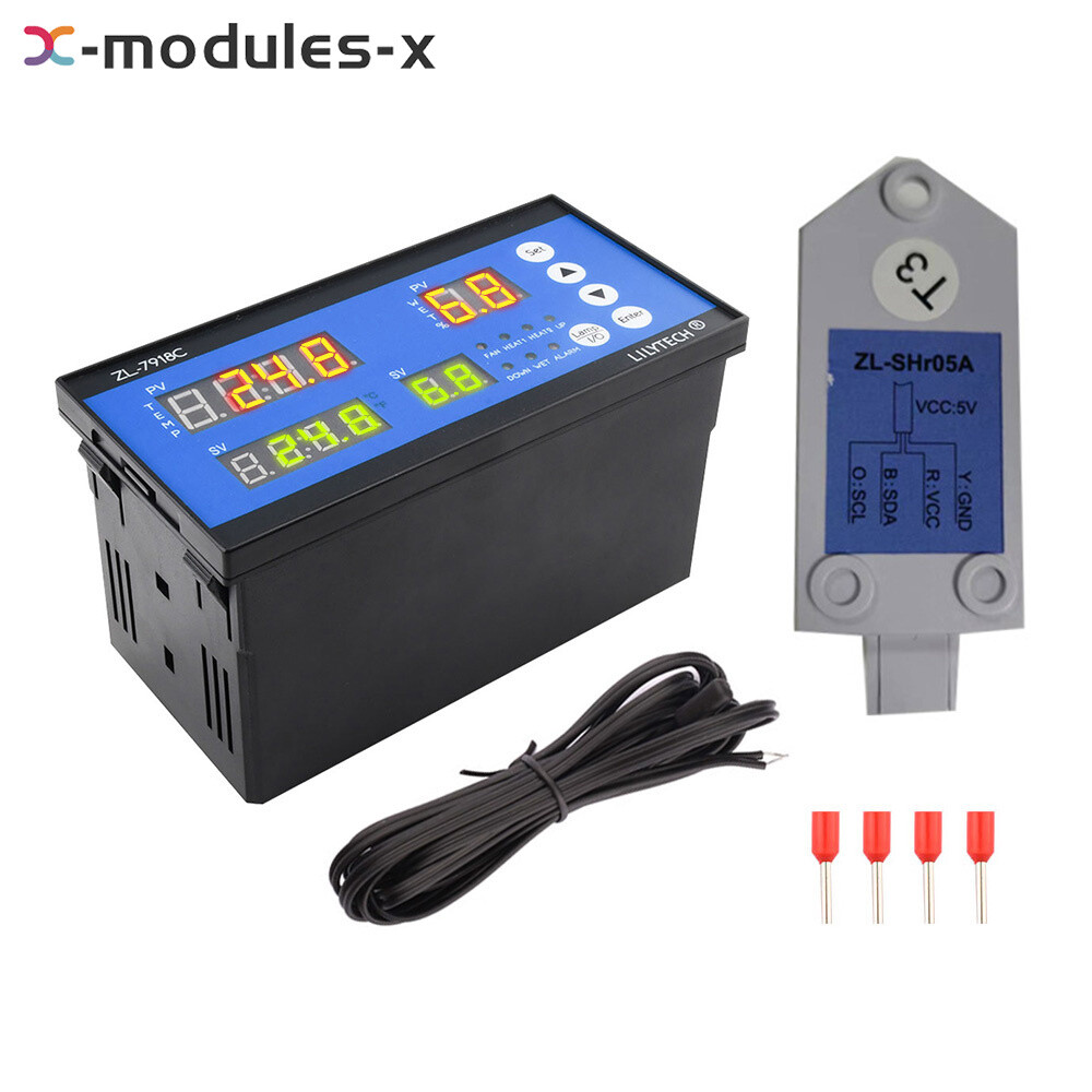 ZL-7918C Digital Temperature Humidity Controller Incubator Controller AC100~240V