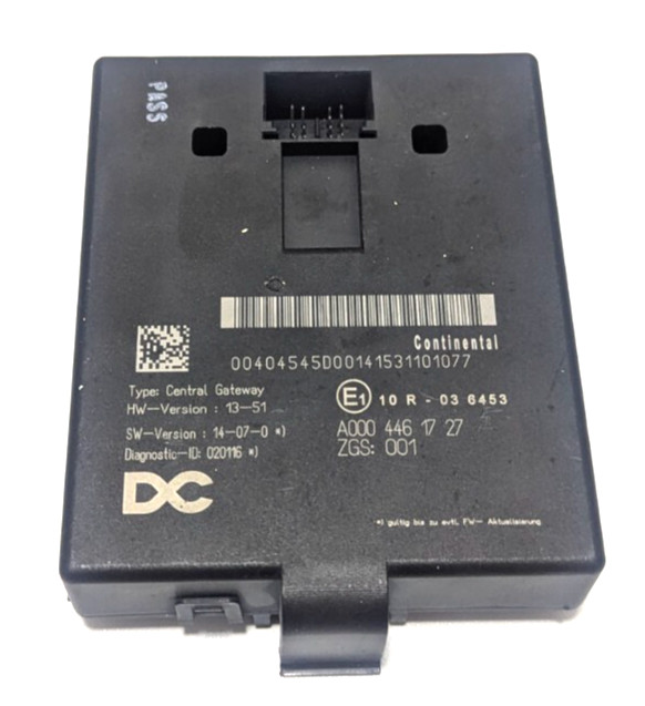 Original Genuine Mercedes Actros Central Geteway Module A0004461727