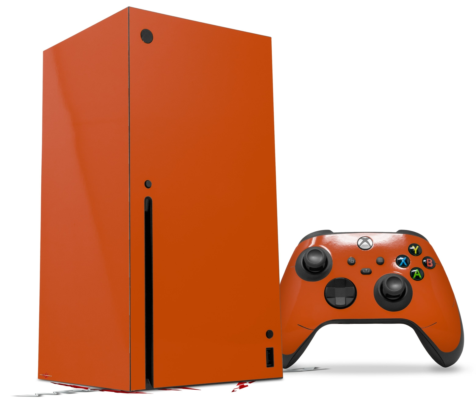 Skin Set for XBOX Series X Solids Collection Burnt Orange
