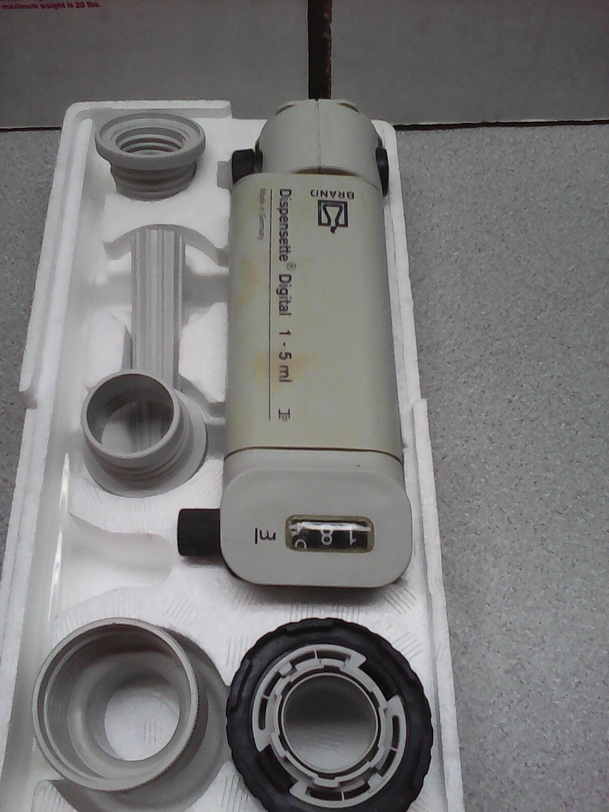 BrandTech Dispensette II Dispenser Digital 1-5ml