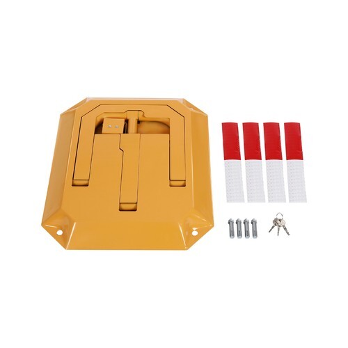 Manual Parking Space Lock Octagona Lock Folding Car Parking Lock W/3* Keys