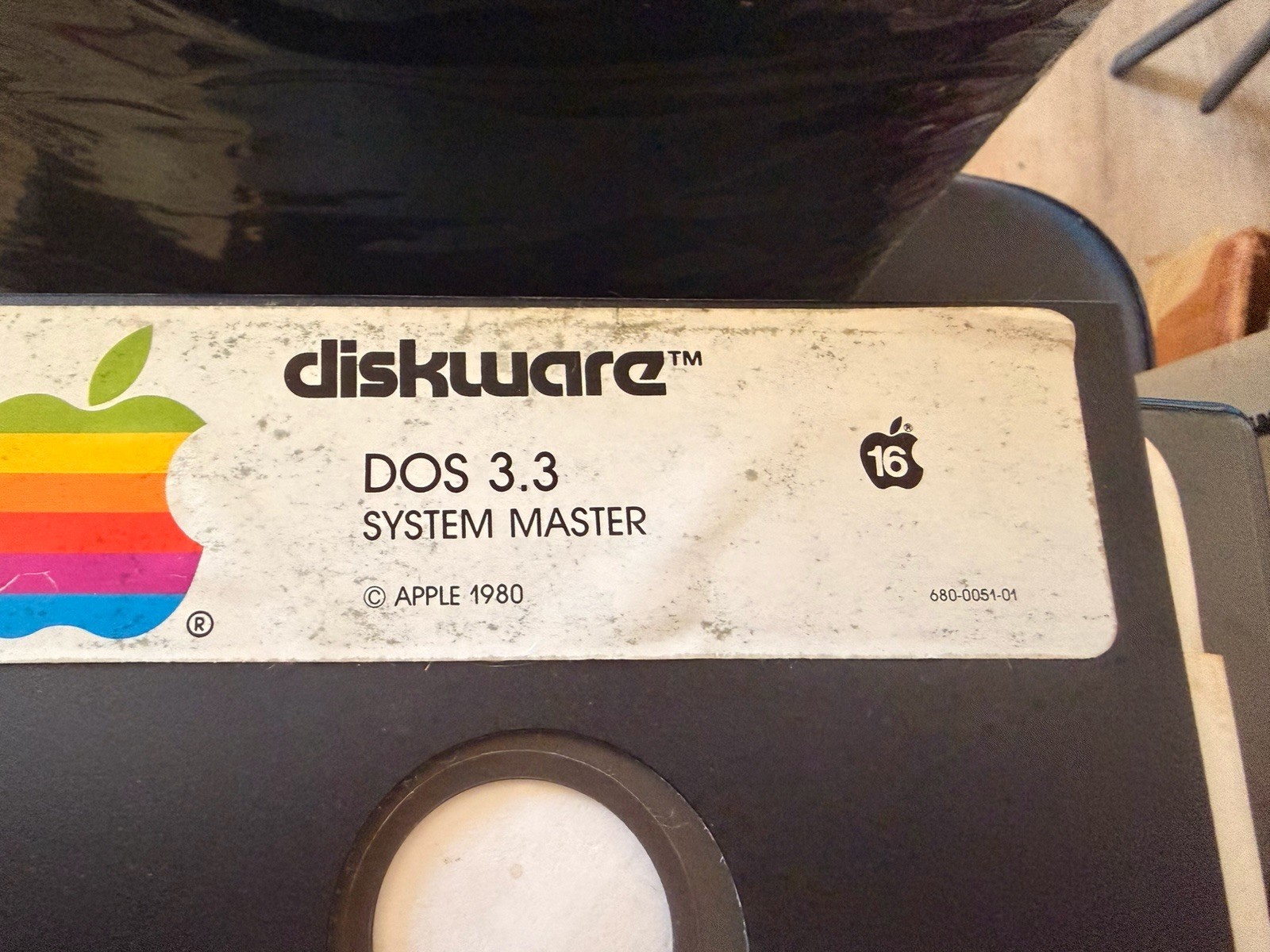Vintage Apple DOS 3.3 Diskware Set – System Master + BASICs – w/ Sleeves