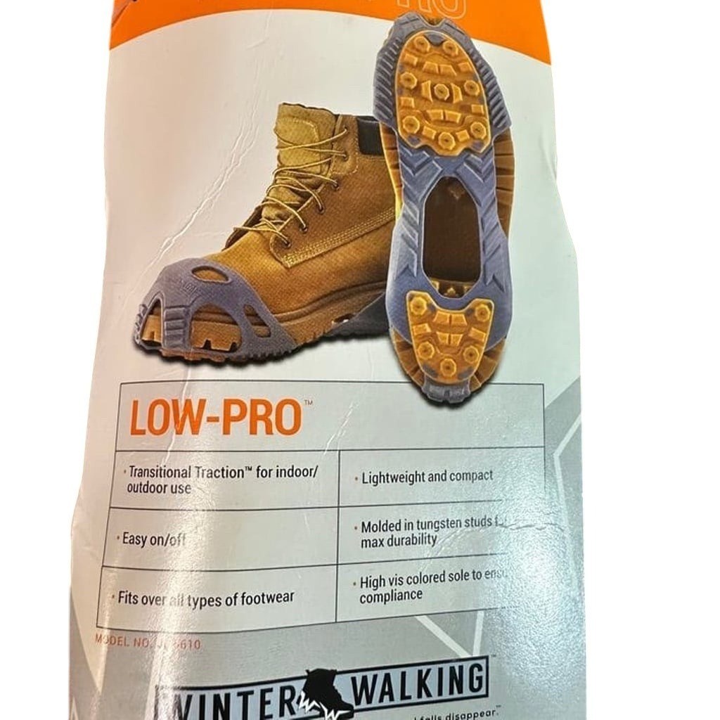 Winter Walking Low Pro Transitional Traction Ice Cleats Over Shoe Grips