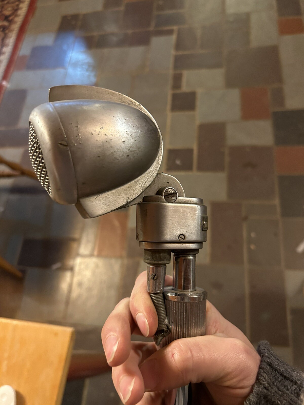 Vintage Turner Microphone Dynamic W. Stand