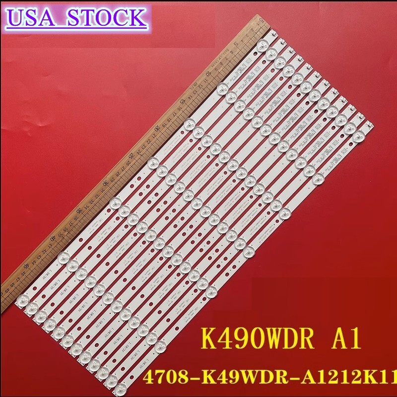 LED Backlight Strips 7LED For Toshiba 49L621U K490WDR A1 4708-K49WDR-A1213K11