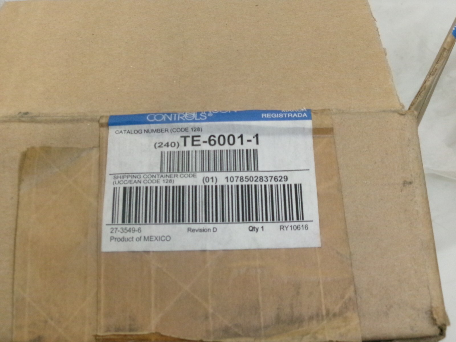 TE-6001-1-PENN   PENN JOHNSON CNTRLS SENSOR HOLDER DUCT MOUNT