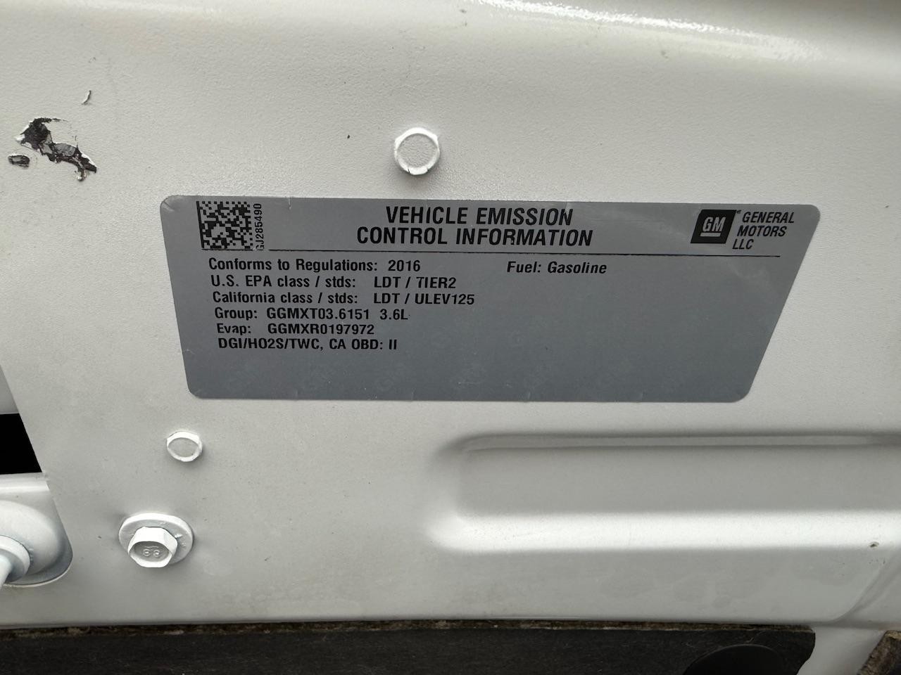 Chevrolet Traverse 2016-2017 Telematics Interface Module Communication 84052340